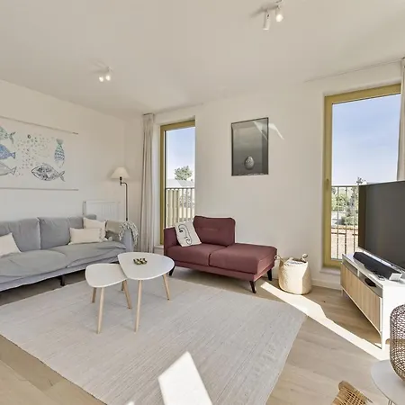 Flat In Belgium Near Sea Dyke & Town Center 公寓 布兰肯贝赫