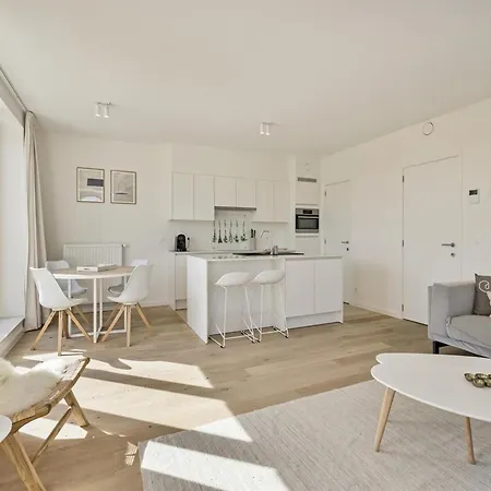 Flat In Belgium Near Sea Dyke & Town Center Blankenberge
