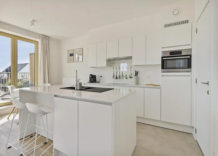 Flat In Belgium Near Sea Dyke & Town Center 블랑켄베르크