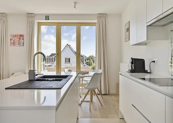 아파트 Flat In Belgium Near Sea Dyke & Town Center *