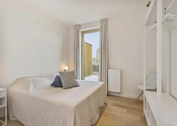 아파트 Flat In Belgium Near Sea Dyke & Town Center