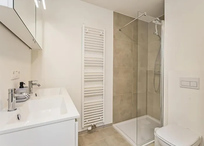 Flat In Belgium Near Sea Dyke & Town Center 블랑켄베르크